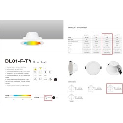 Smart Downlight - 15W - 150mm Cut Internal Driver