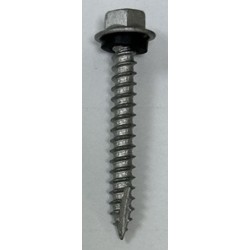 50mm 100 Pack Roofing Screws 14g - 6.3mm x 50mm - Hex Head Galvanized